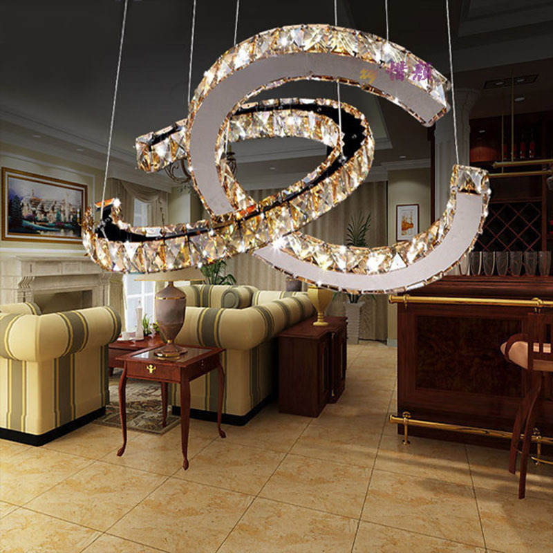 Single Crystal Pendant Ceiling LightsofApplication Hanging Lamp Light