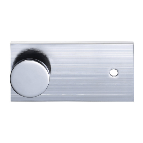 Automatic return shower door glass clip