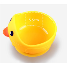 Duck Shape Non Slip Silicone Suction Bowl
