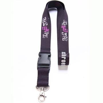 Customized complicated logo printed lanyards with detachable buckles