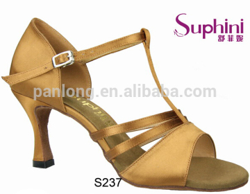 Shining Satin Good Balance High Heel Latin Shoes