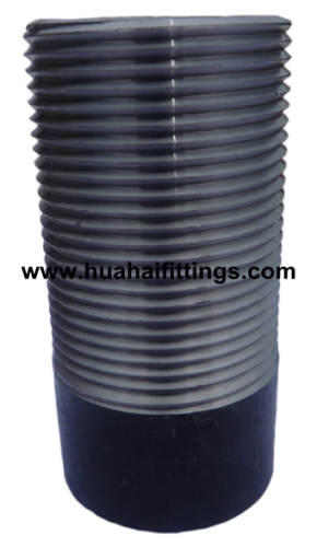 Q235 Black Carbon Steel Pipe Nipple BSPT