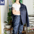 17 oz japanska selvedge denim herrjacka för kvinnor