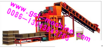 Concrete brick making line