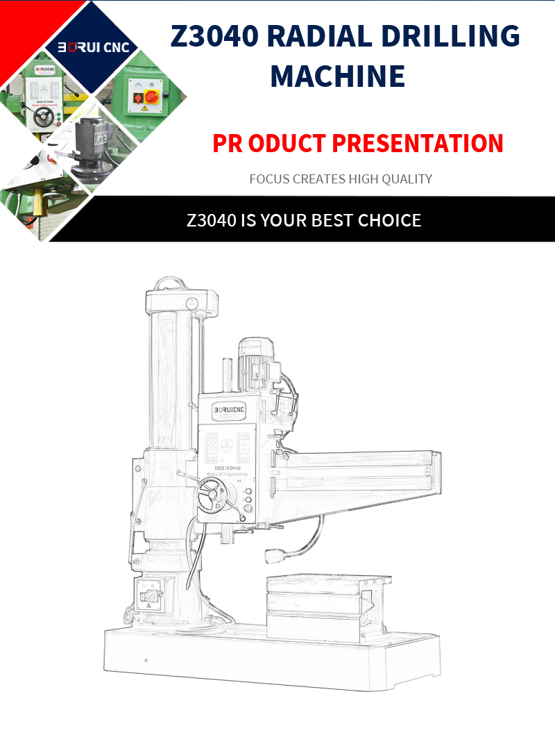 radial drilling machine