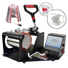 Black Colour Mug Press Machine 2 in 1 - Top Manufacture in China