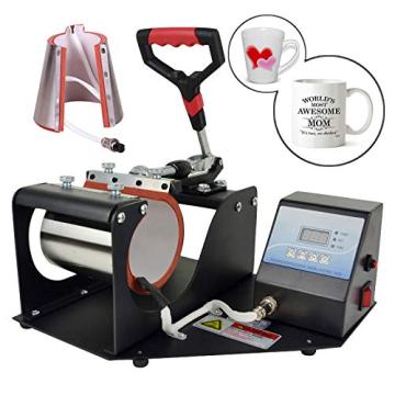Black Colour Mug Press Machine 2 in 1 - Top Manufacture in China