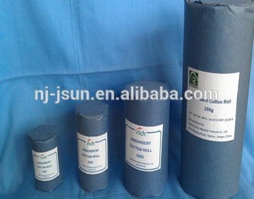 Interleaved absorbent cotton wool medical cotton wool