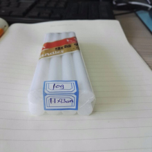 Paraffin refined wax white candle to Brazil