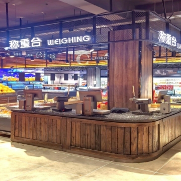 Large Scale Weighing Table for Bulk Fruit