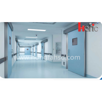 Stainless steel air tight interior hospital sliding door