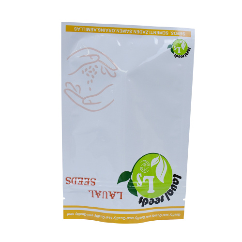 Customized Resealable compostable ziplock bag pouch