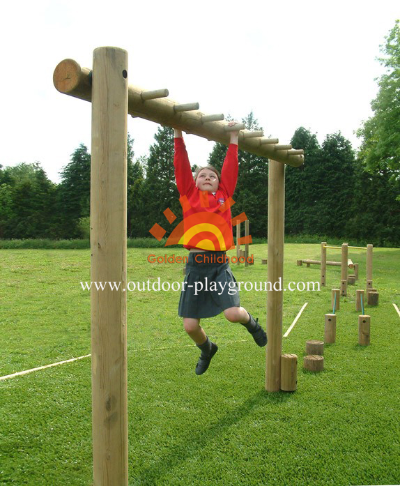 Balance Bars Equipment On Park