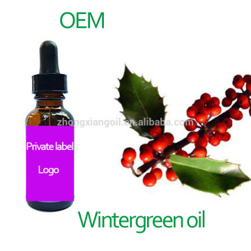 자연적인 Wintergreen Oil OEM ODM 개인 레이블