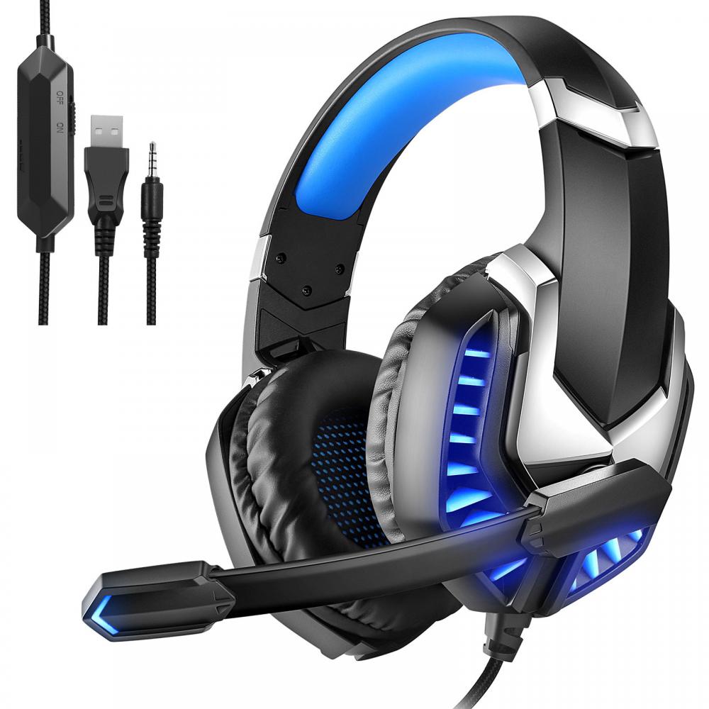 7.1 Surround Sound Game Headphones With Mic
