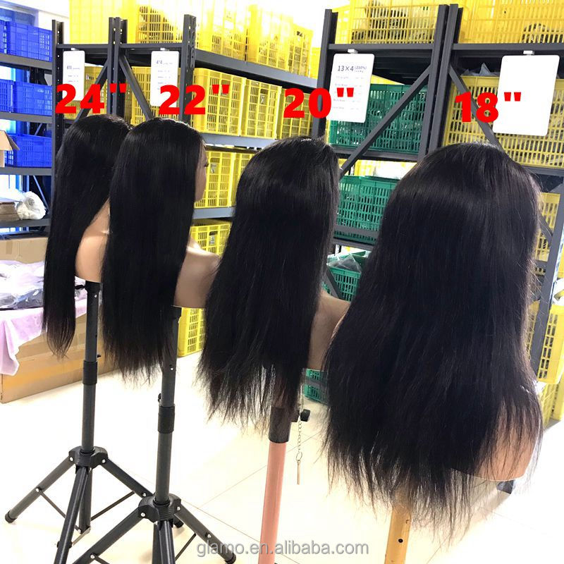 Closure Wigs Straight Deep Wave Raw Virgin Human Hair Bleach Knots Wigs Peruvian Water Wave 4*4 Lace Front Wigs For Black Women