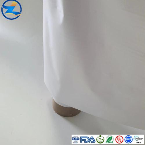 Soft Opaque Ceramic White PVC Films Raw Material