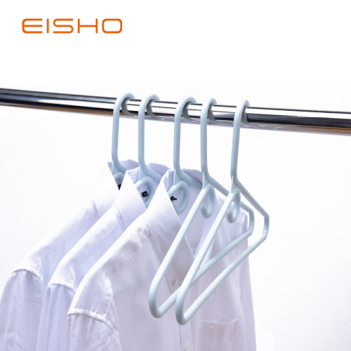 EISHO Plastic Classic Tubular Hangers Blue