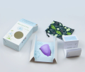 Tazza mestruale medica del silicone dello sterilizzatore della tazza mestruale medica di alta qualità