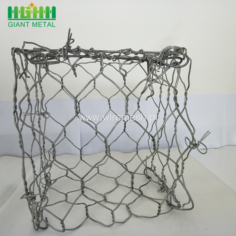 Low Carbon Woven Gabion Box for Fenced