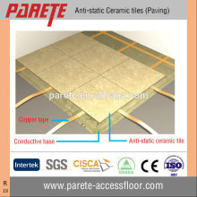 Anti static ceramic floor