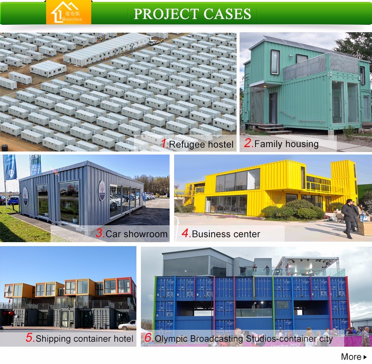 CE open side container house luxury mobile house 20ft/40ft container house manufacturer