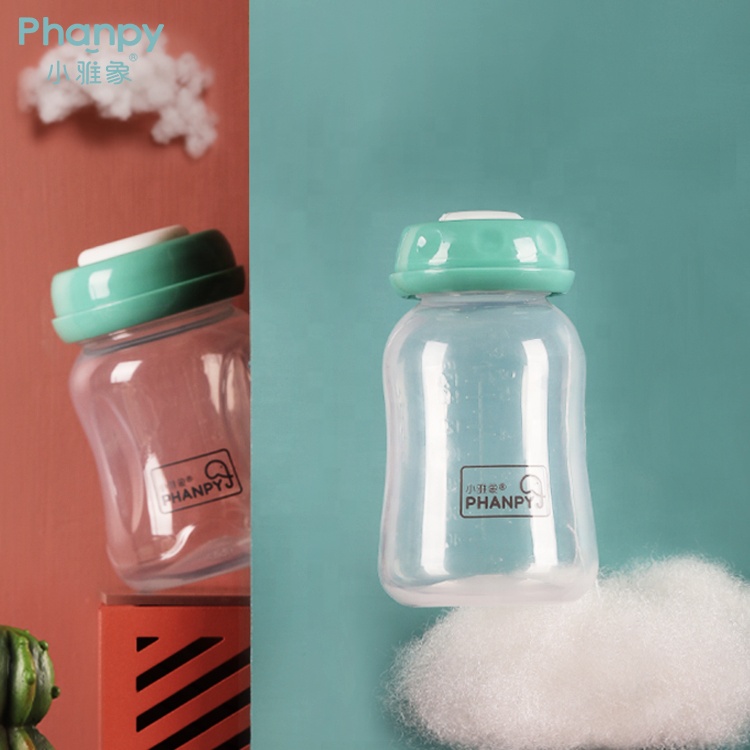 PP 180ml Weithals-Muttermilch-Aufbewahrungsflaschen