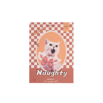 Joytop 101374 Wholesale Maillard Cute Pets Draft Book A5 Blank Inside Pages