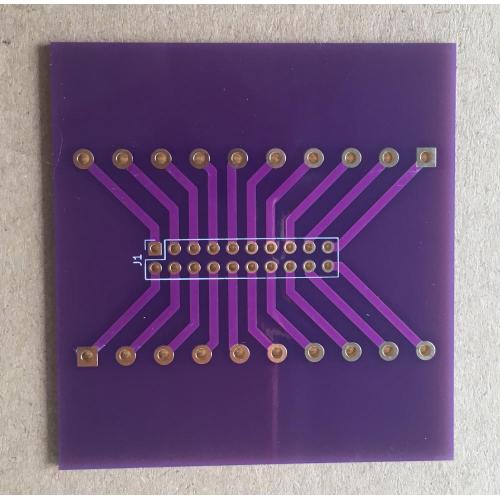 Urgent 2 layer PCB with purple solder