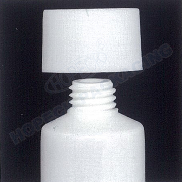 Empty plastic tubes for toothpaste with screw cap