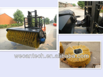 Forklift angle broom sweeper; angle broom sweeper