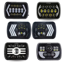 7 Inch 5x7 Rectangle LED Headlights for Jeep Truck and SUV