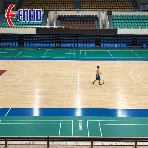 กระเบื้องสนามบาสเก็ตบอล FIBA ​​อนุมัติพื้นกีฬา