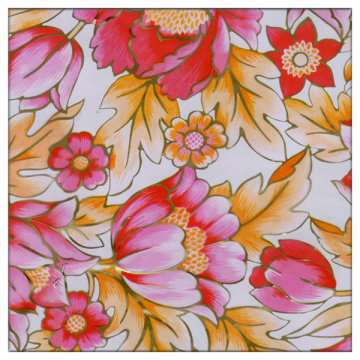 flower design heat transfer foil for bags leather