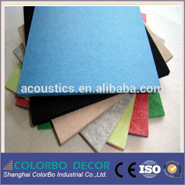 Polyester fiber sound insulation materials for auditorium