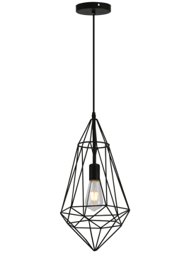 Iron Geometric Hanging Modern Iron Pendant Lamp