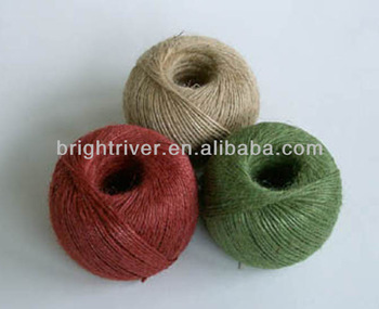 Red Jute Yarn Green Jute Twines Natural Jute Yarn