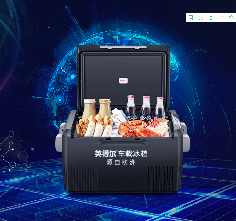 Indelb Portable Mini Car Refrigerator