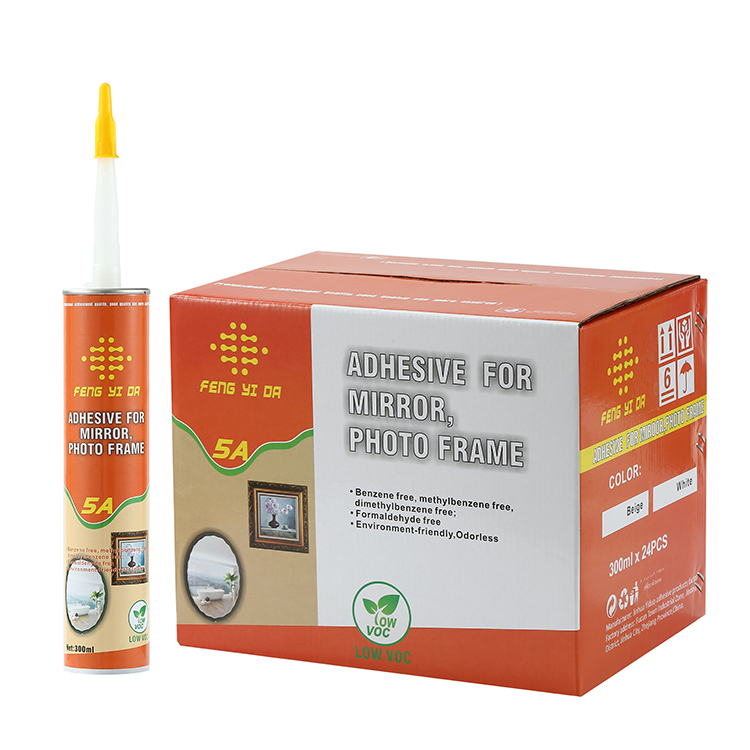 Volatile Solvent Adhesives Glue's skin forming very thin waterproof slow curing decoration glue wall decor adhesive mirror