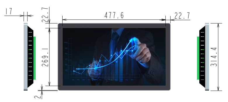 21,5 "Android Panel PC 21.5" Android Panel PC