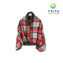 First Sight Red Checkered Felt blanket