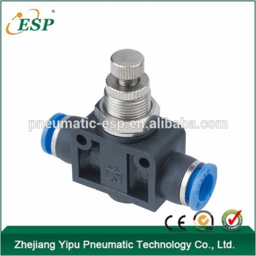 ningbo ESP pneumatic straight union pneumatic speed controllers