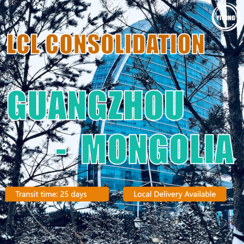 LCL Freight da Guangzhou a Ulaanbaatar
