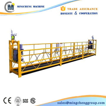 ZLP series steel wire rope special gondola with safety rope