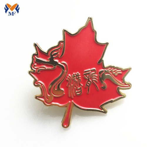 Lencana Pin Maple Pin Maple Red Maple yang disesuaikan