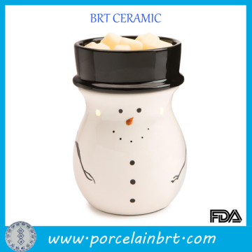 illumination warmer snowman fancy candle jars