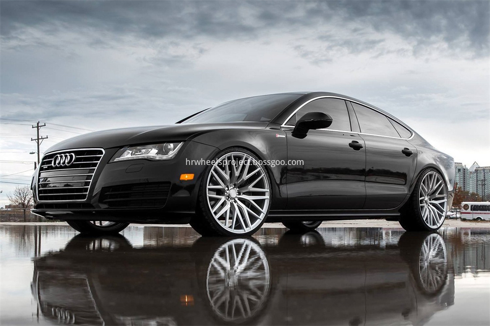 H R Tech Wheels Hr0210 Silver Machined Face Audi A7