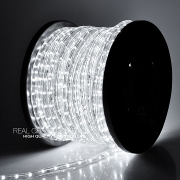 120V White Outdoor LED Christmas Decorations Rope Lights