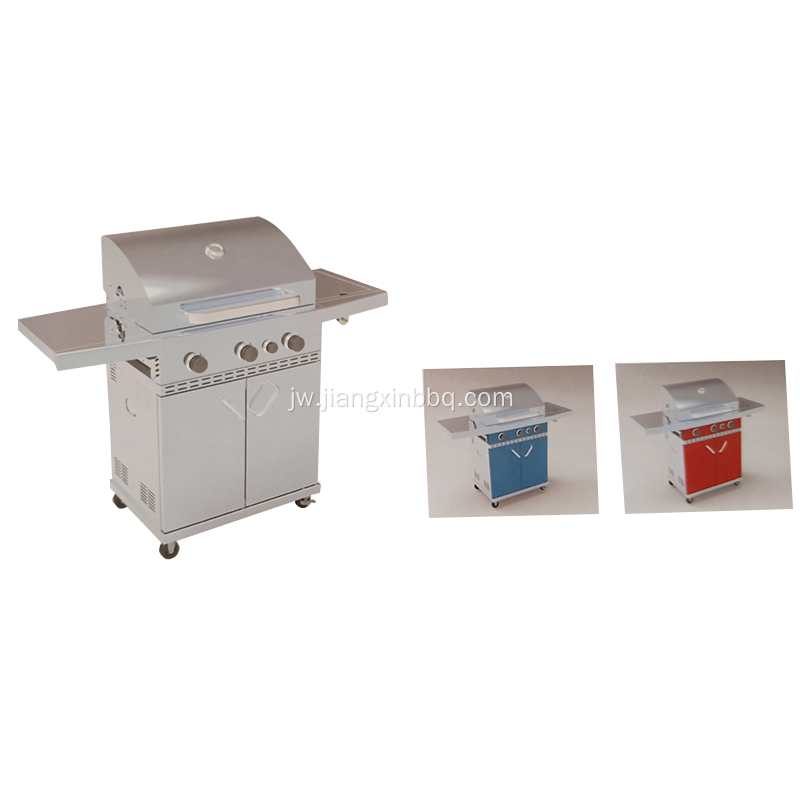 4 Burner Outdoor BBQ Panggangan Gas