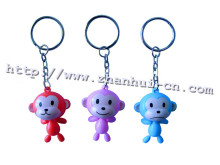 Plastic Monkey Shape Keychain